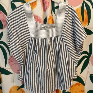 Madewell Butterfly Sleeve Top